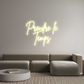 Scritta neon personalizzata Prendre le
T...
