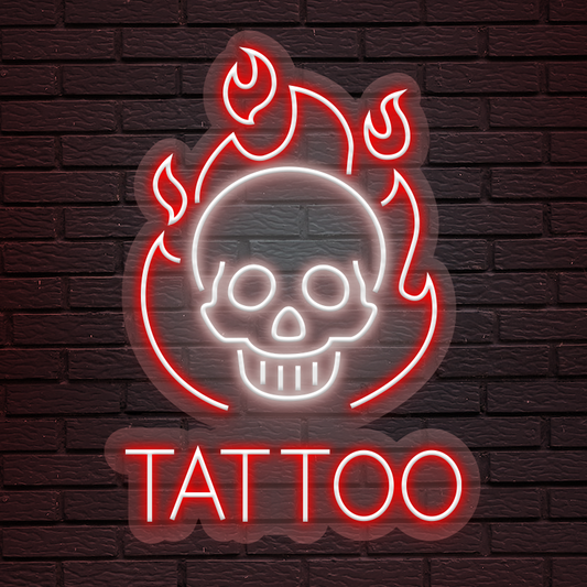 Tattoo 1 - Insegna neon led per studio tattoo