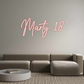 Scritta neon personalizzata Marty 18