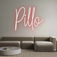 Scritta neon personalizzata Pillo