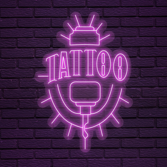 Tattoo 2 - Insegna neon led per studio tattoo