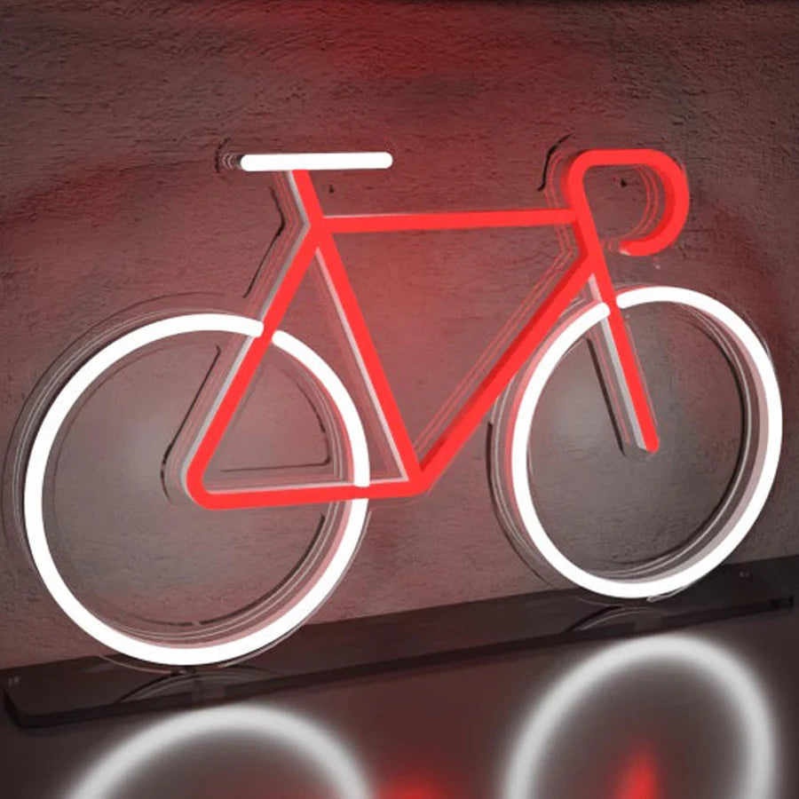 Bicicletta 2 neon led colorazione 5