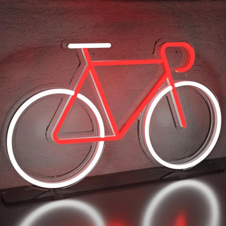 Bicicletta 2 neon led colorazione 5
