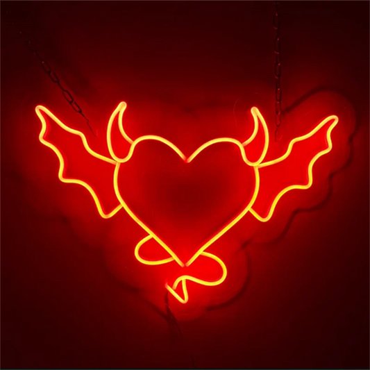 Cuore devil - Neon led