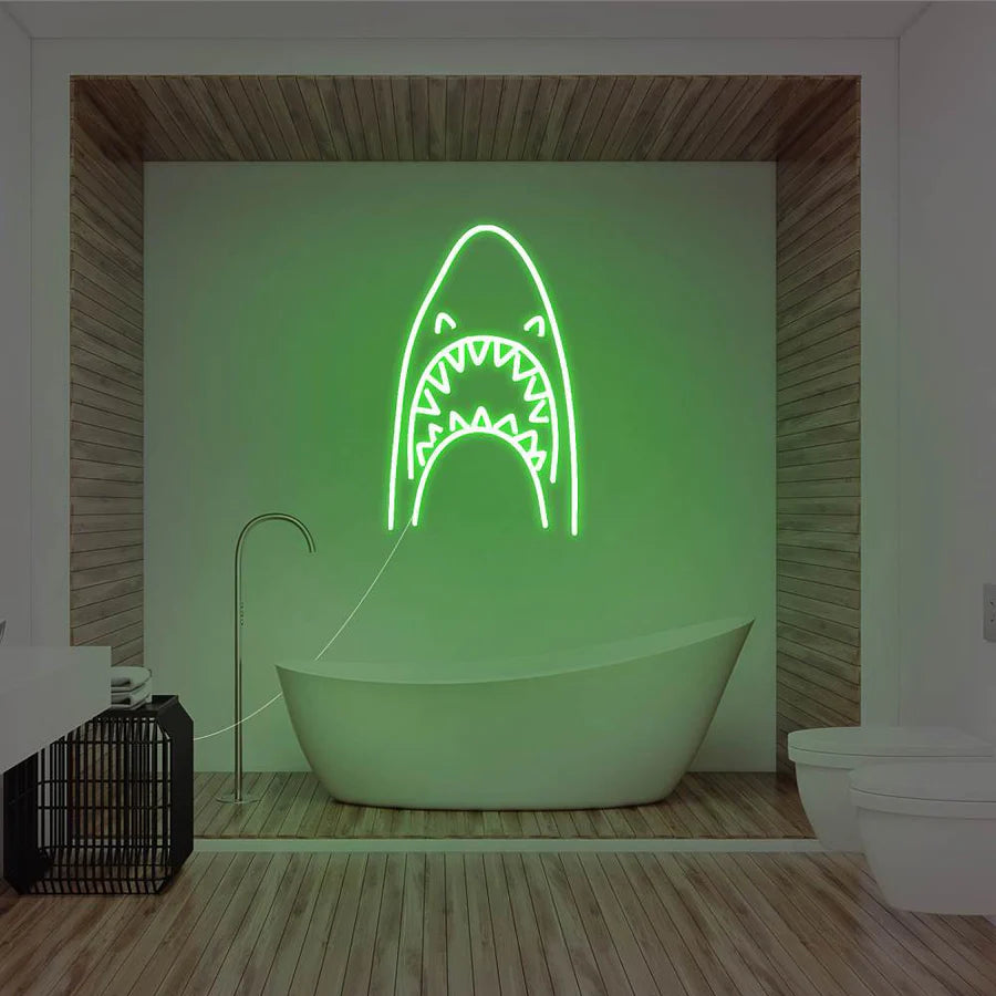 Squalo - Neon led-Neon flex-plexiglass