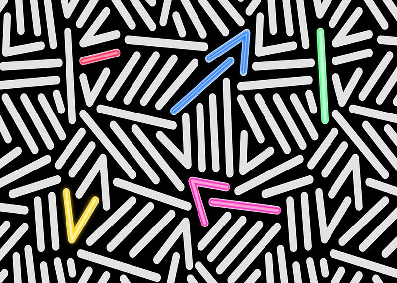Abstract - Quadro neon led da parete