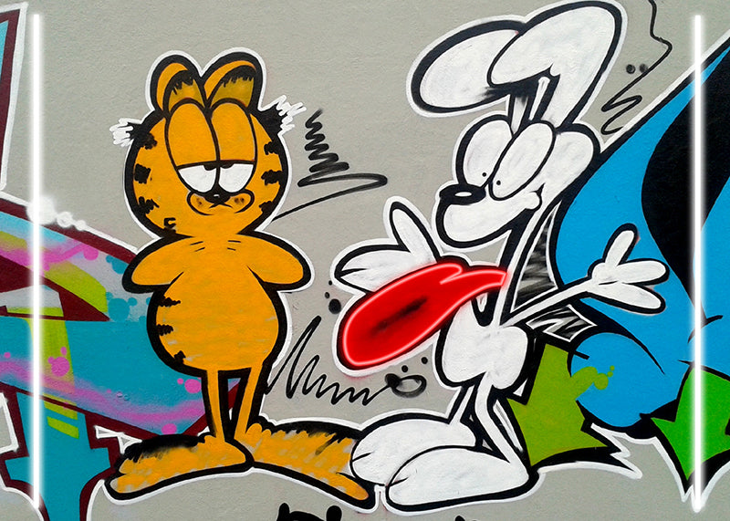 Garfield - Quadro neon led da parete