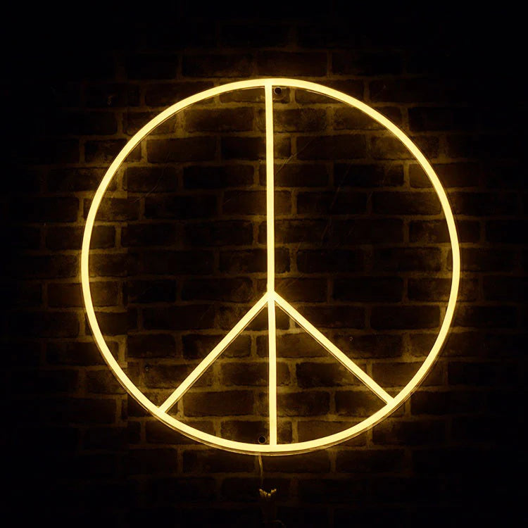 Simbolo della pace - Neon led