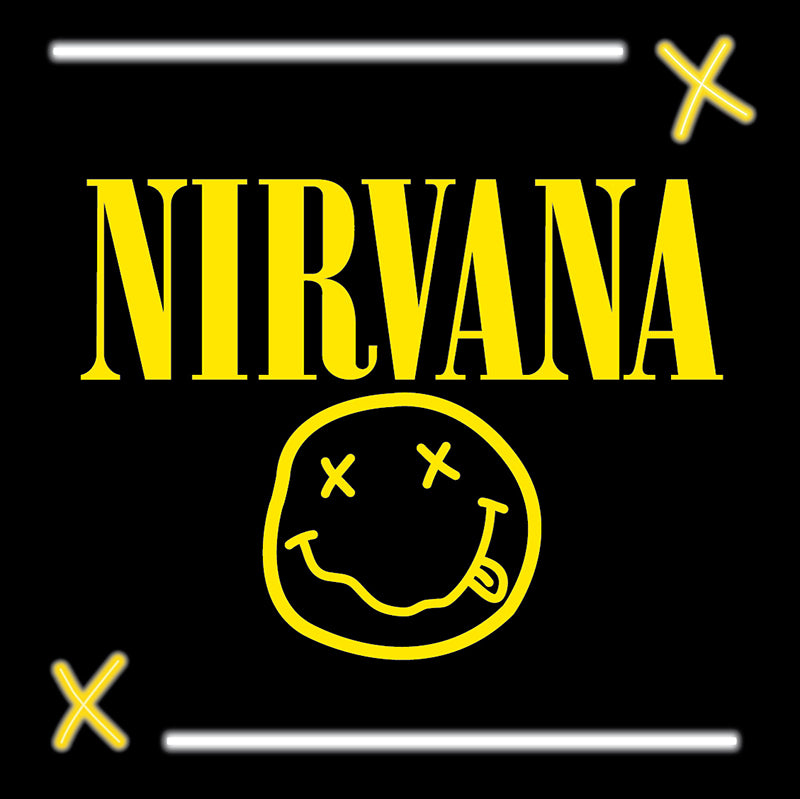 Nirvana - Quadro neon led da parete