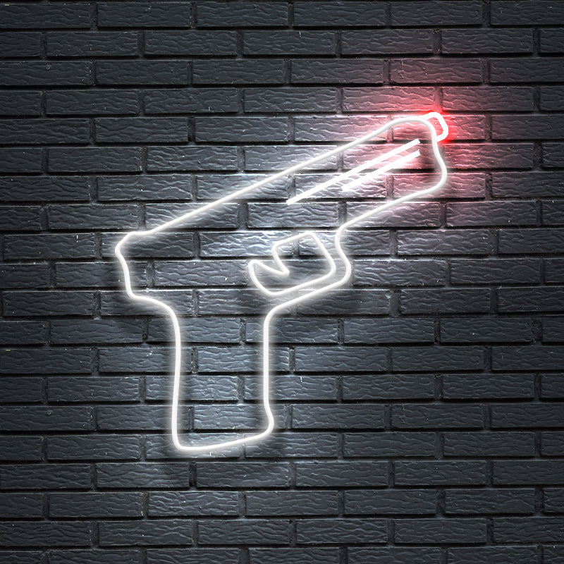 Pistola - Simbolo Neon led