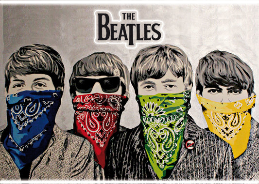 Beatles - Quadro neon led da parete