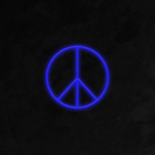 Simbolo della pace - Neon led