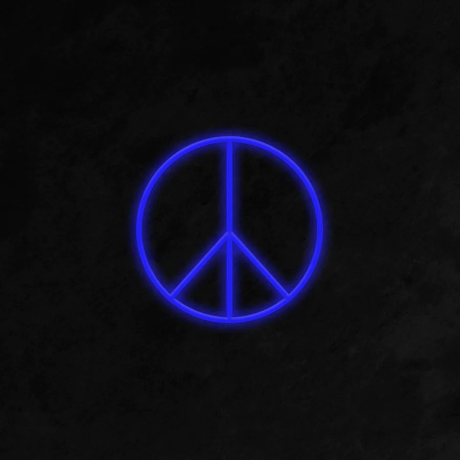 Simbolo della pace - Neon led