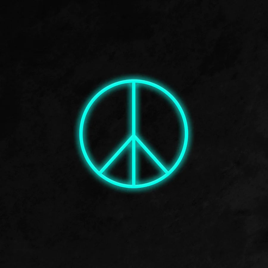 Simbolo della pace - Neon led