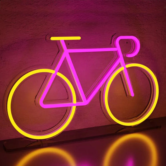 Bicicletta 2 neon led colorazione 2
