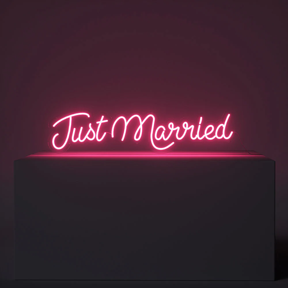 Just married - Scritta Neon led