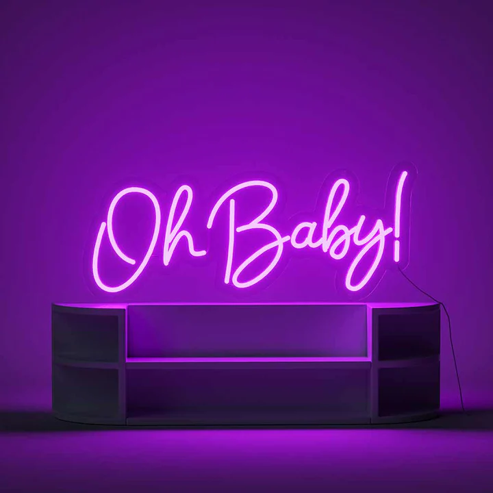 Oh baby! - Scritta Neon led