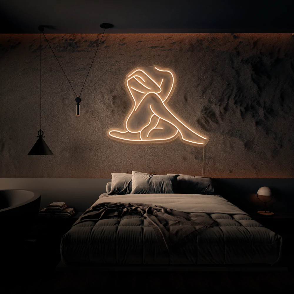 Gambe 2 silhouette - Neon led