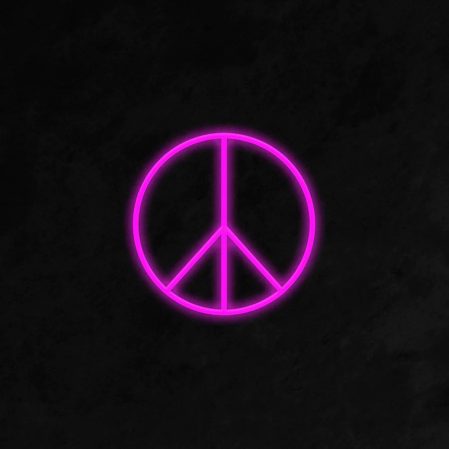 Simbolo della pace - Neon led