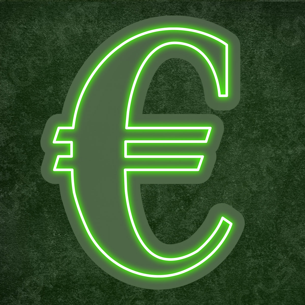 Euro - Simbolo neon led
